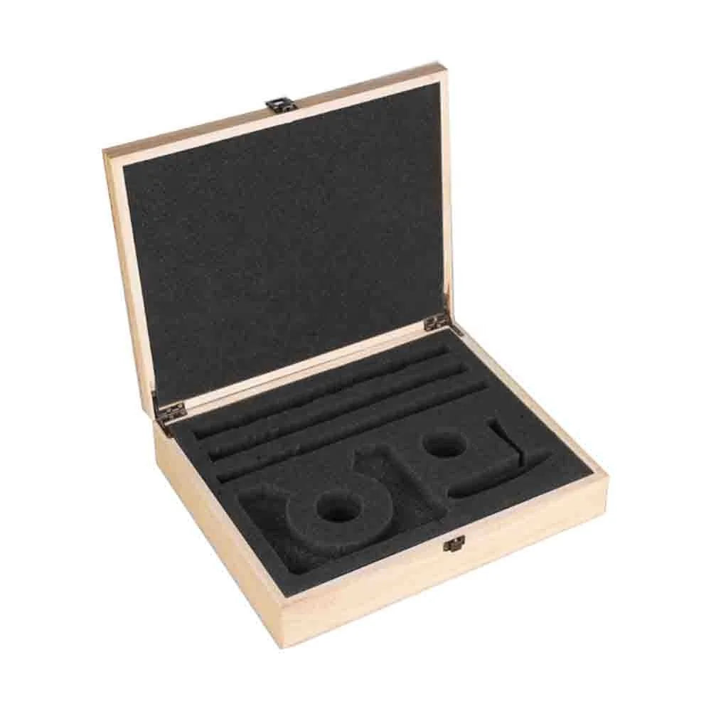 Luxury Rectangle Wooden Tool Box Solid Pine Wooden Tool Box with Velvet