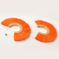 Vacation Recommendation: Exotic Style Unique Design Half-Circle Tassel Earrings C-Shaped Earrings Trendy Fashion Jewelry