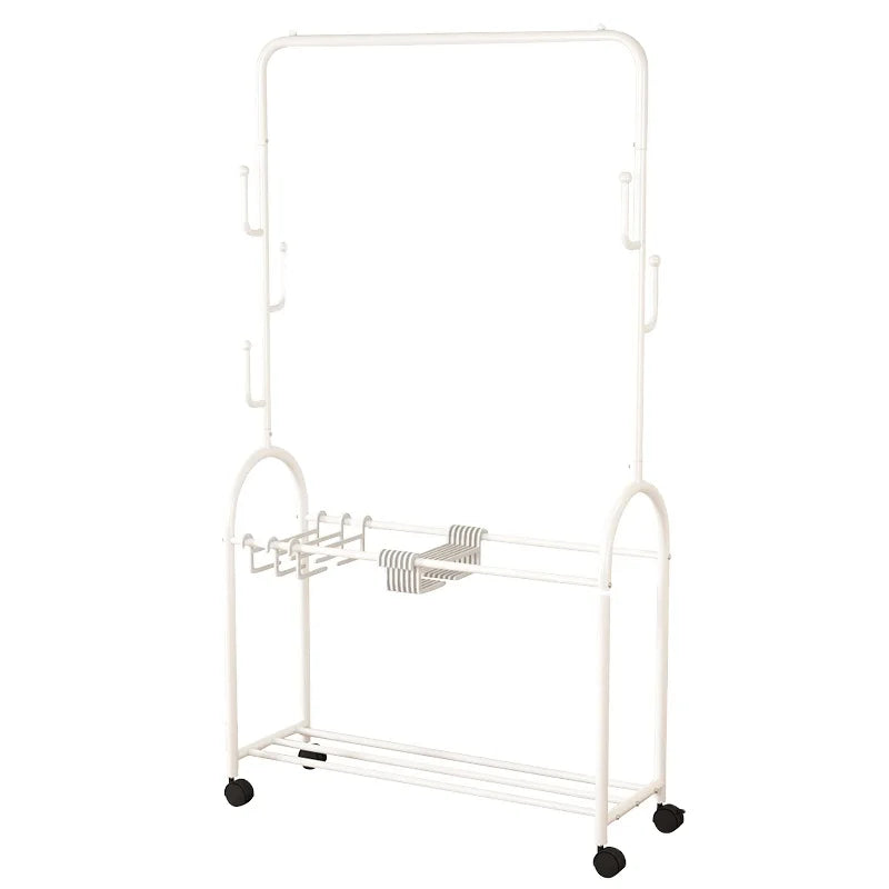 Artifact Modern Steel Coat Rack Cabinet for Bedroom Gym & Balcony-Durable & Easy Assembly Storage Solution