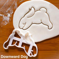 Saffron Yoga Rabbit 3D Cutters Handmade Walnut Cookie Mold and 4 Designs Plastic Baker's Cookie Cutter for Creative Baking