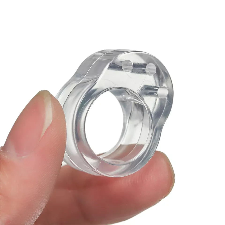 Door Handle Bumpers PVC Door Handle Guard Transparent Door Handle Protectors to Buffer Walls and Stop Wall Damage (O-Shaped)