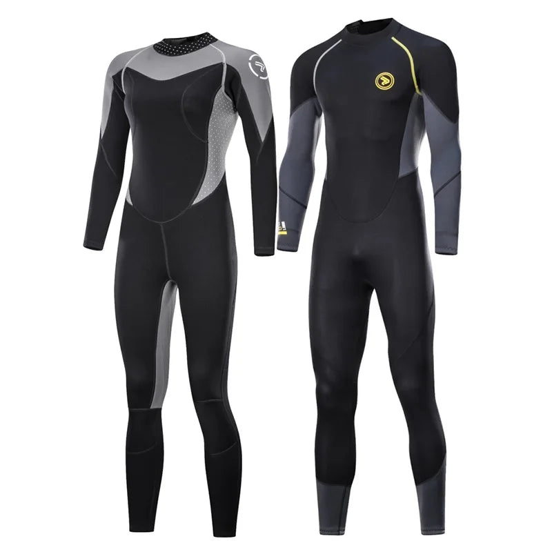 Professional Woman Men Back Zip Stretch 1.5Mm Adult Neoprene Dive Sail Snorkel Wet Suit Long Wetsuit