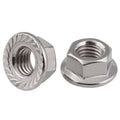 SS Stainless Steel 304 316 Din6923 Serrated Flange Nut Hex Hexagon Flange Lock Nuts