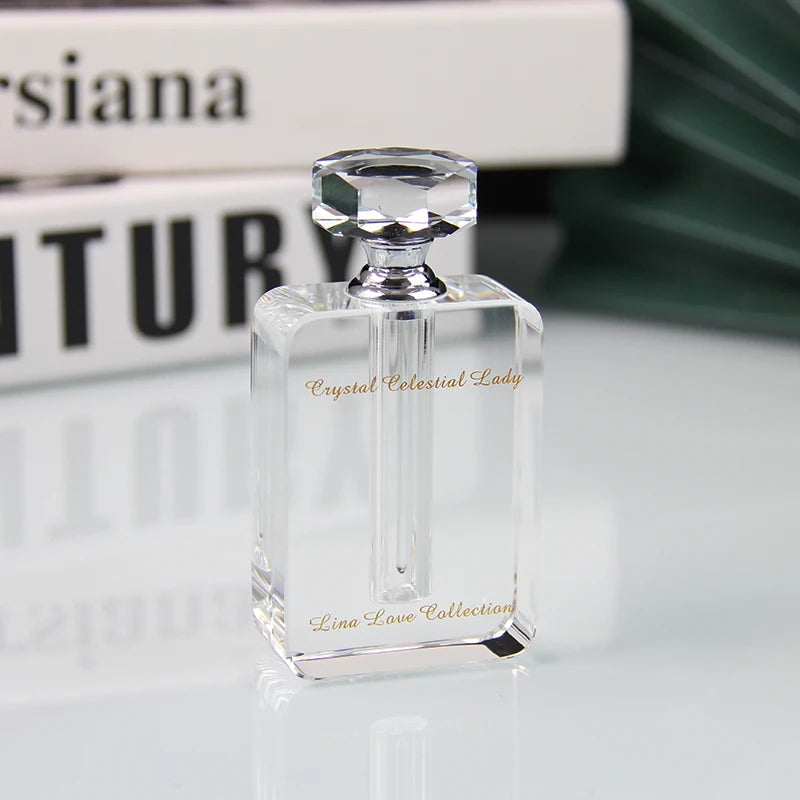 New Arrival 2026 Delicate Custom 6ml Crystal Glass Attar Perfume Bottle Manufacture Empty Essential Oil Bottle With Box