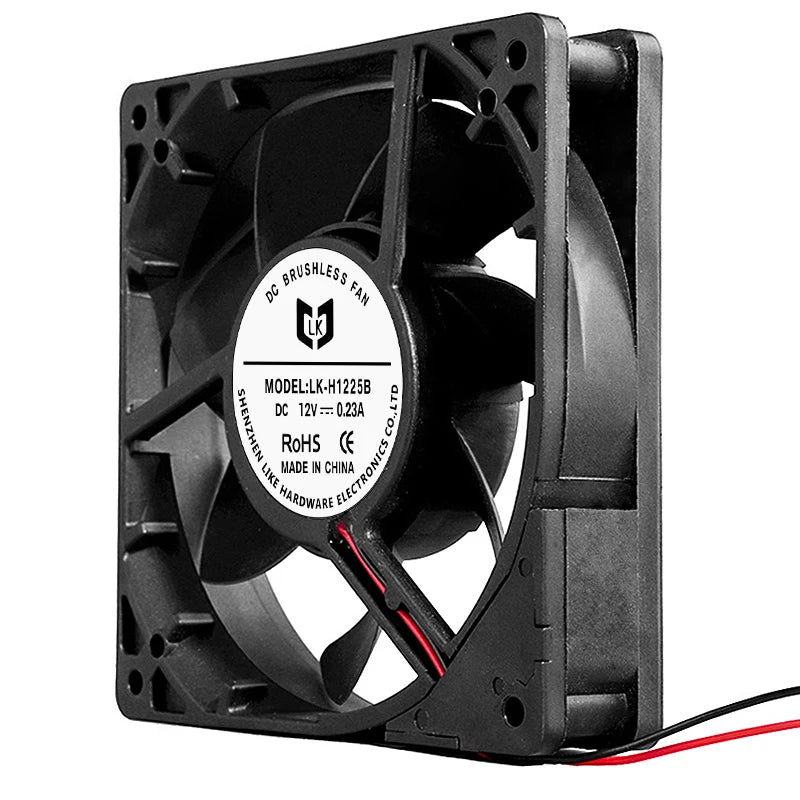 12025 DC 24V 48V Portable Axial Flow Fan 120*120*25mm