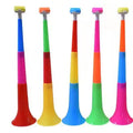 2025 Customized Logo Cheap Metal Cheering Horn Toy Football Fans Cheer Trumpet with UV Printing Portable Promotional Product