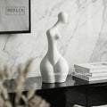 Merlin Living Decorative Human Figures White Ceramic Figures Art Statue Modern Sculpture Livingroom Hotel Nordic for Home Decors