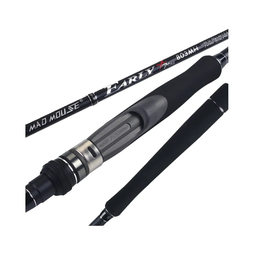 MADMOUSE Early Plus MH Japan Quality Jigging Rods Fuji Canas De Jigging Bass Rods 12-50g PE 1.2-3# Shore Jigging Rod