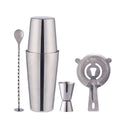 Hot Sell Stainless Steel Kit Bartender 4pcs Cocktail Shaker 500ml Bar Tools LFGB Certified HS Brand