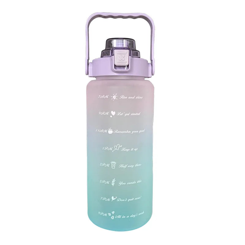 2l Water Bottle Botella De Agua Colour Changing Cups Termos De Agua Gym Water Bottles