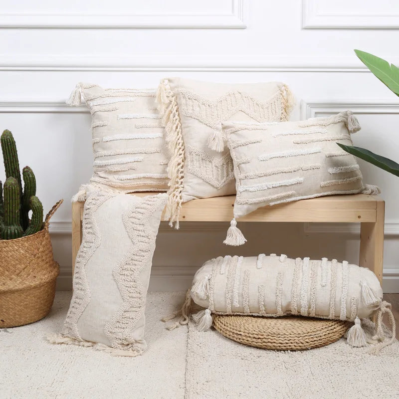 Premium Quality Comfortable Macrame Cushion Cover Pillow Cases for Home Decoration