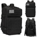 40L  Tactical Assault Backpacks Rucksacks for Outdoor Hiking Camping Trekking Hunting Black Backpack
