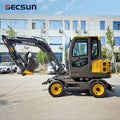 Factory Price Excavator Wheels Imported Engine 4 Ton 5 Ton 9 Ton 15 Ton Wheel Excavator with CE