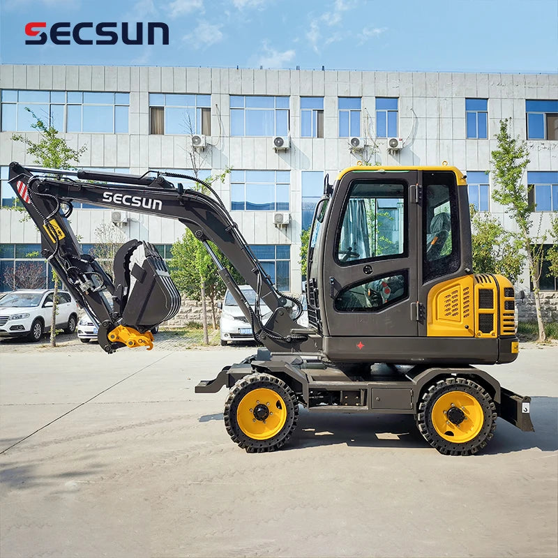 Factory Price Excavator Wheels Imported Engine 4 Ton 5 Ton 9 Ton 15 Ton Wheel Excavator with CE