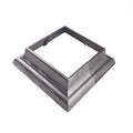 4x4 Aluminum Post Base Covers 2-Piece Set for Garden Fence-Waterproof Eco-Friendly Includes 3D Modeling
