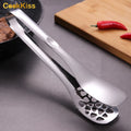 Lehao Custom Metal Kitchen Utensil BBQ Tongs for Barbecue Toast Salad Grill Buffet Spatula