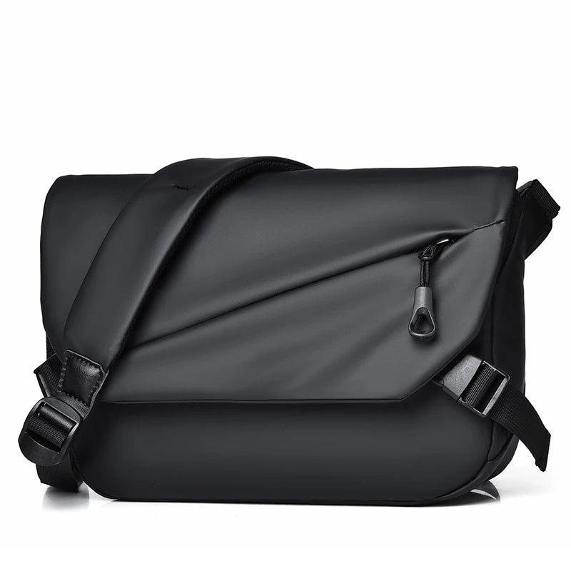 Custom Logo Waterpoof Nylon Sling Bag Fashionable Crossbody Messenger Bag with Button Decoration for Spring/Summer Season