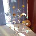 Colorful Crystal  Ball Wind Chime Hanging Sun Catcher Rainbow Maker Decoration Hanging Prism Ornaments Boho Window Decor