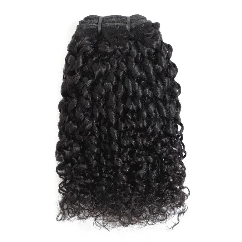 10-24 Inch Pixie Curls Double Drawn Wholesale Vendors Grade 10A Itip Human Extensions Customized Shipping Boxes for Virgin Hair