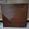 Modern Design Diamond Wood Grain 3D Wall Panel Geometrical Marble Alternative PVC Decor Panel Waterproof 3D  PVC Boards