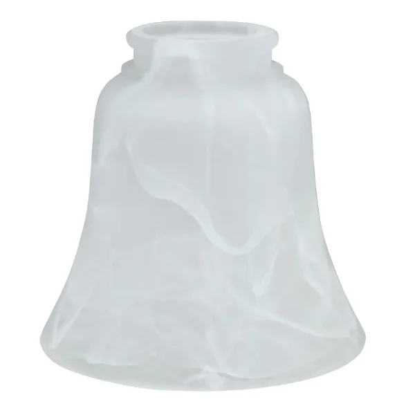 Factory Alabaster Glass Bell Lamp Shade Replacement for Ceiling Fan Light Modern Minimalist Traditional Chinese Industrial