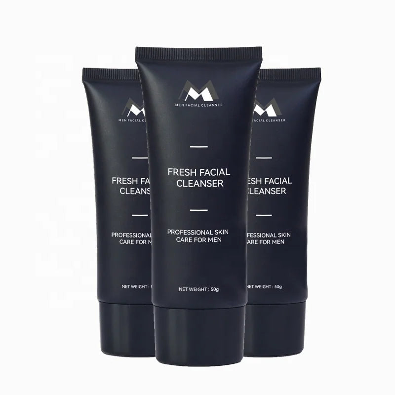 Custom Private Label Men's Skin Care Products Oil Control Moisturizing Sensitive Facial Cleanser Best Skin Men's Face Wash
