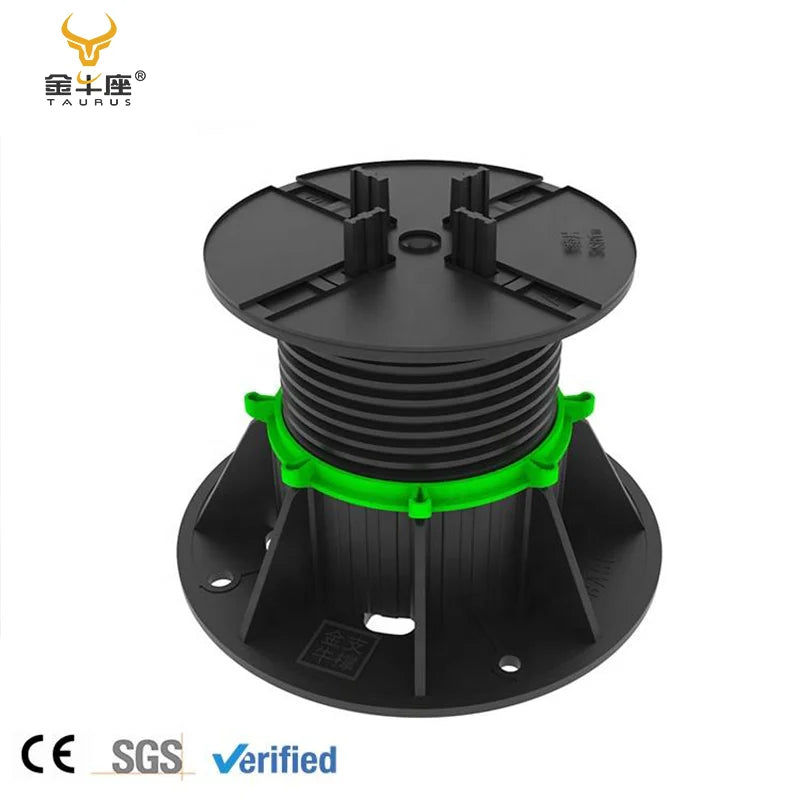 Adjustable Plastic Pedestal Porcelain Tile Accessories Plastic Base pp Material Paver Support Porcelain Tile Pedestals