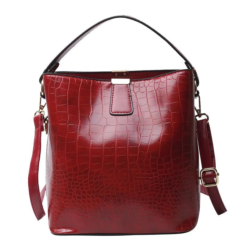 2025 New Super Hot Korean-Style All-Match Bird Bucket Bag for Women Casual Crossbody Shoulder Durable PU Fashionable Spring