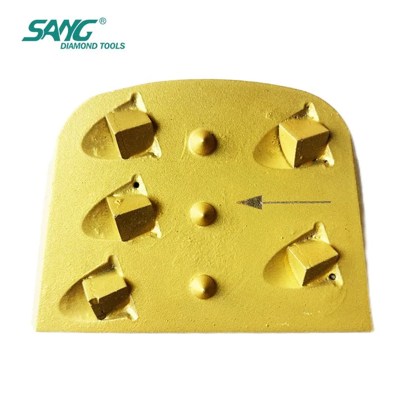Sang Pcd Pkd Grinding Diamond Tools  Lavina Concrete Floor Grinding Shoes for 1-3 mm Thick Epoxy Adhesive Remove
