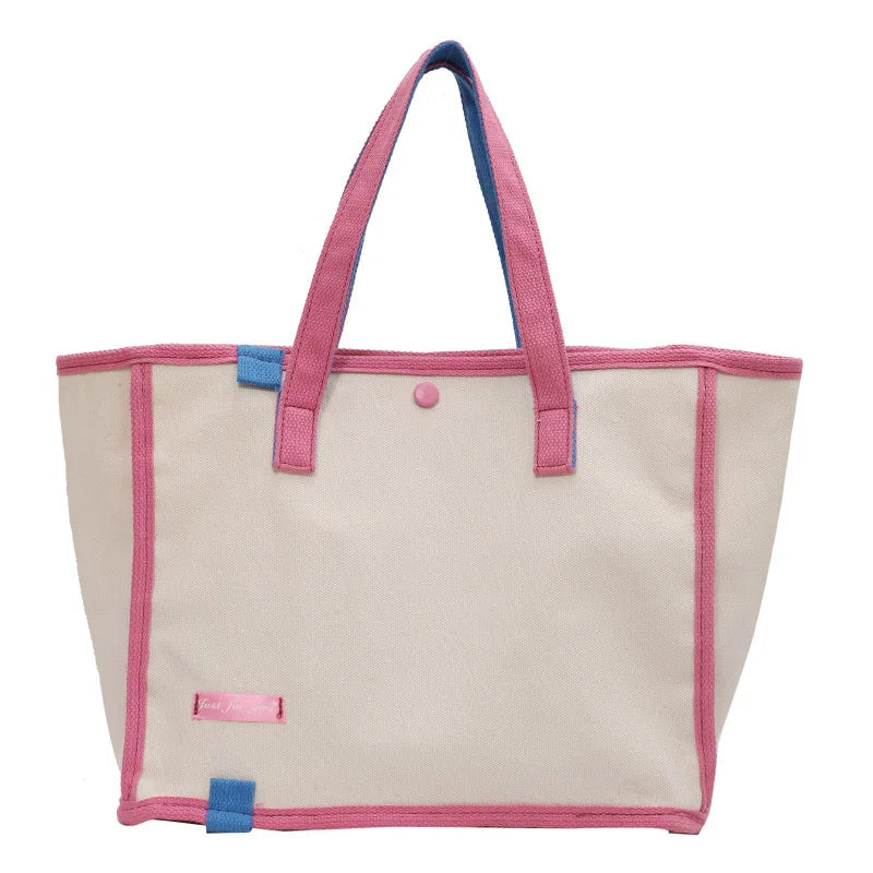 Hot Sale Newest Fashion  Ladies Handbag Ins Shopping Bag Custom Canvas Tote Bag