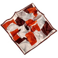 2025 New Thin Silk 53 Small Square Scarf Geometric Pattern Women's Scarf Wholesale 100% Silk Scarf