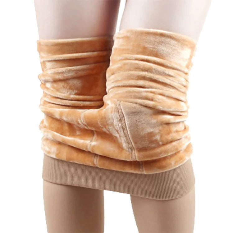 Pearl Fleece Bottoming All-in-one Autumn and Winter Plus Velvet Tight Warm Stirrup Pantyhose