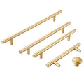 Temax Modern Stainless Steel Furniture Cabinet Door Handles Black for Knobs & Handles