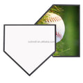 MDFSUB Home Plate Mdf Plaque Photo Printable in Stock Softball Home Plate Shaped White Sublimation Blank Mdf Plaque