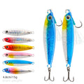 Hot 3g 5g 7g 10g 15g 20g 25g 30g 40g Casting Jigging Lure Lead Fish Salt Water Sea Fishing Metal Jig Lures with Assist Hooks
