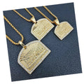 The Last Supper Jesus Christ Tags Pendant Fashion Fine Necklaces for Women Hip Hop Stainless Steel Jewelry for Women Men