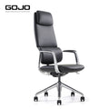 Ergonomic Office Chair with Leather Swivel Mesh Ergonomic Work Computer Chair for Meeting Room PU Material