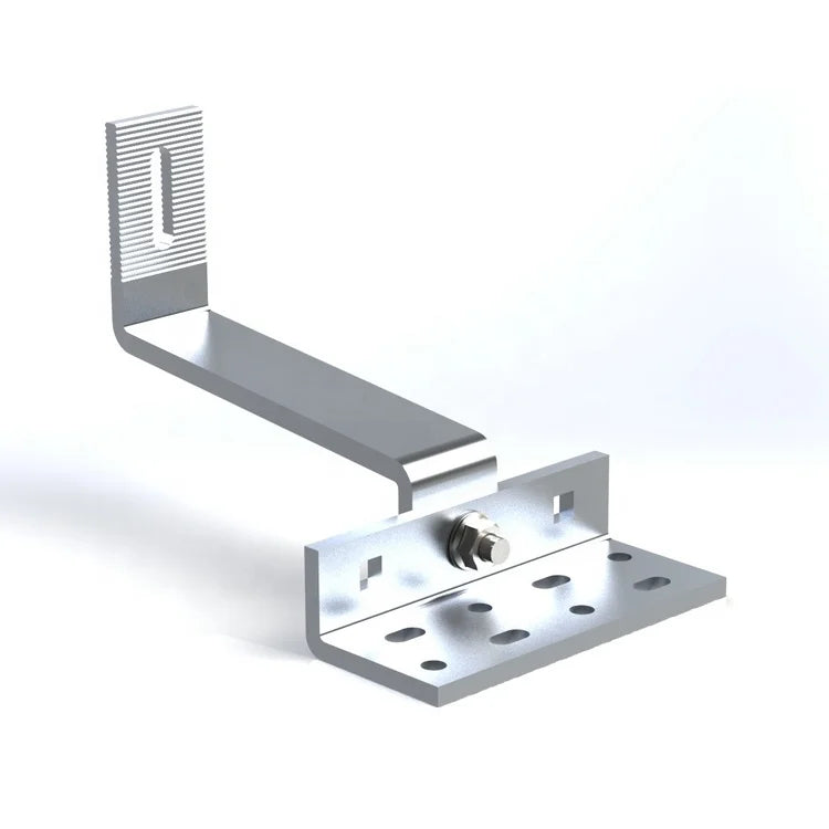 Yuens Flat Tile Solar PV Panel Aluminum Mounting Bracket Roofing Hook