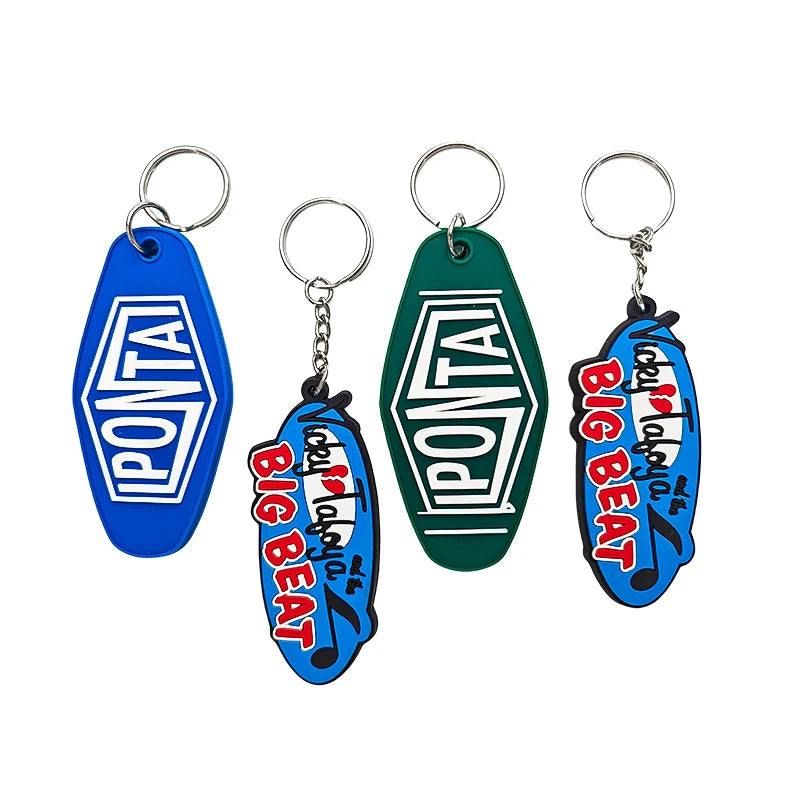 American Rubber 3D Soft PVC Keychain Cartoon Keyring PVC Keychain