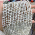 6mm 8mm 10mm Moon Stone Polished Round Gemstone Bead Loose Strand for DIY Jewelry Making Bracelet Necklace Material
