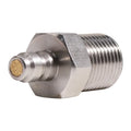 Male Thread M16 Stainless Steel Paintball PCP Charging Hose EXTENDED Quick Coupling Socket with 8mm Nipple Nozzle