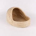 Hot Selling Handmade Eco-Friendly Warm Comfortable Cat Nest Straw Corn Leaf Pet Bed Bamboo Grass Animal House Birds Customized