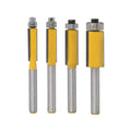 6mm 1/4 Shank Carbide Blades Woodworking Flush Trimming Router Bits Wood Mill Cutter Carpentry CNC Machining Tools