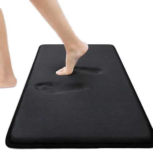 (Chakme) Solid Color 1.5cm Memory Foam Soft Absorbent Non-slip Shower Bah Mat Ultra Soft