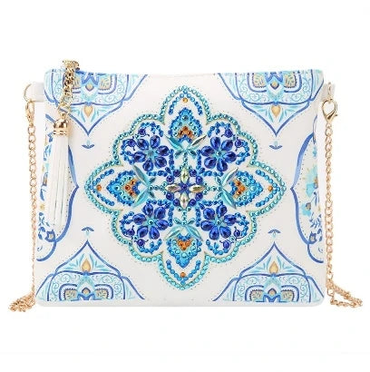 Wholesale 5D DIY Crystal Diamond Painting Handmade Wallet Flower Pattern Diamond Embroidery Classic Cross Stitch Craft Gifts for