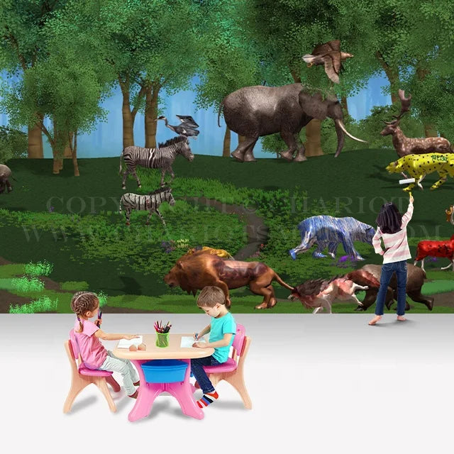 Indoor Amusement Park Games : Chariot Interactive Graffiti Wall Projection Games Wall Interact for Kids.