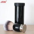 Small MOQ Shaver Brush Metal Handle Synthetic Hair Knot Razor Shaving Brush Foaming Brush with Private Label