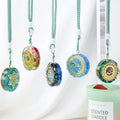 Chakra Orgonite Necklace Crystal Pendant Healing Necklace Energy Orgone Women Om Pendant Necklace for Women Men
