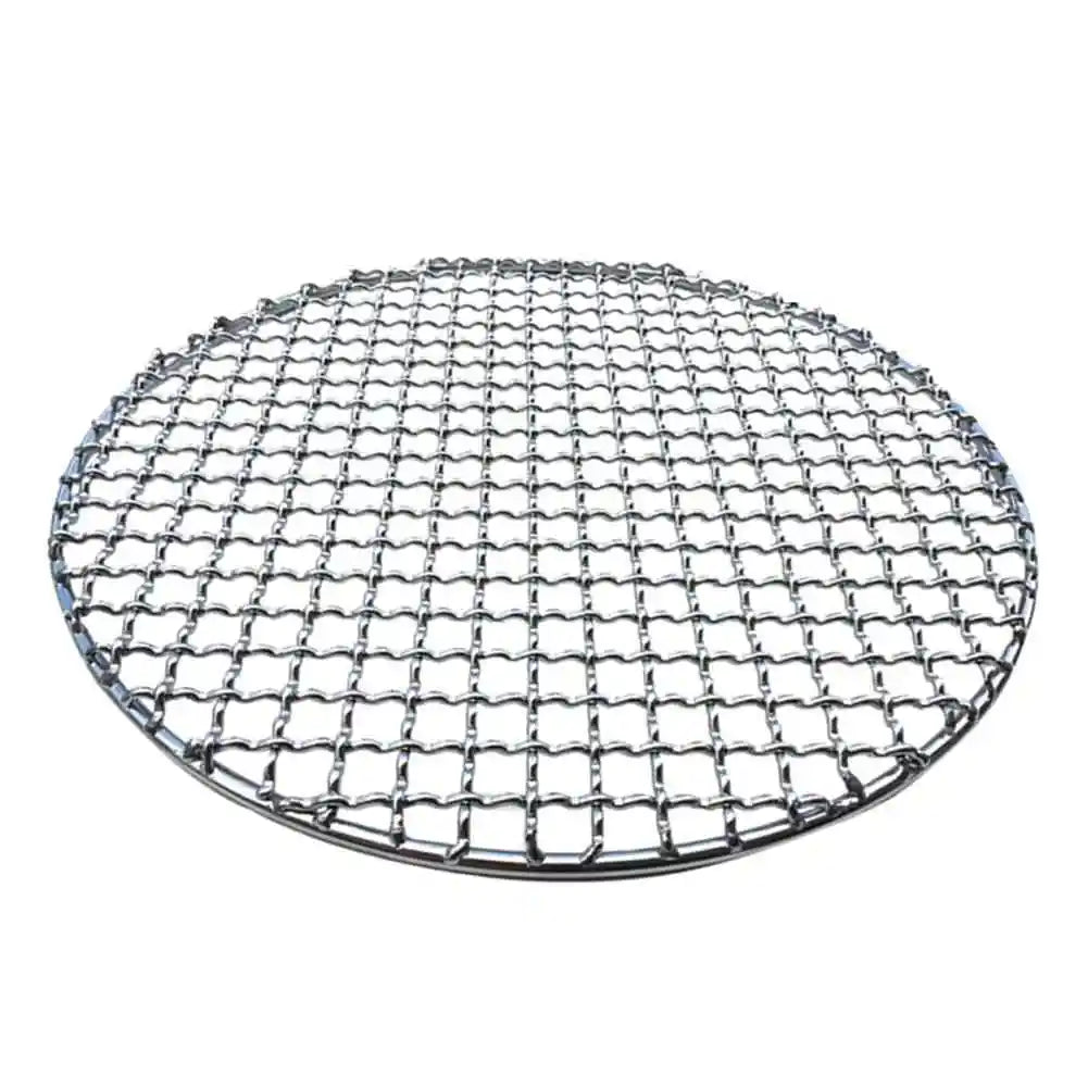Custom Size Round Stainless Steel BBQ Grill Parts Metal Wire Mesh Cooking Grates Tools for Cleaning and Baking