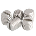 Customized DIN 551 Stainless Steel 316 M1.6 M1.7 M2 Slotted Groove Set Grub Screws Metric System